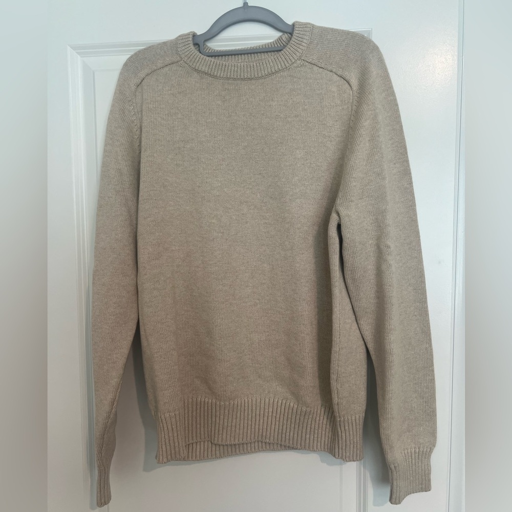 [NWT] J Crew Tan Cotton Sweater